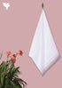 Handloom Cotton Bath Towel With Block Print Border
